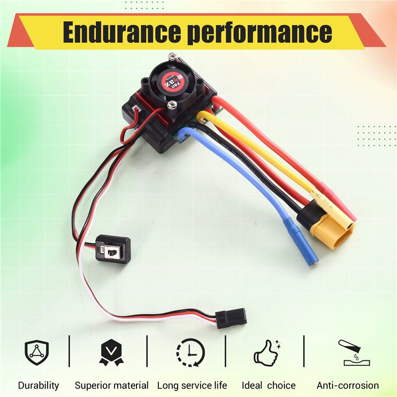 AINY-60A Fırçasız ESC Hız Kont - Brushless Motor 3650 incelemesi ve fiyatı
