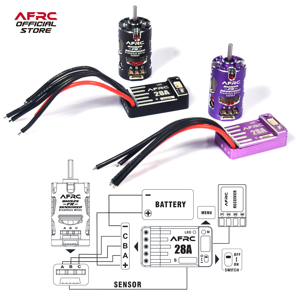 AFRC ESC 28A Fırçasız Güç Kiti - Rc Drift Car Brushless incelemesi ve fiyatı