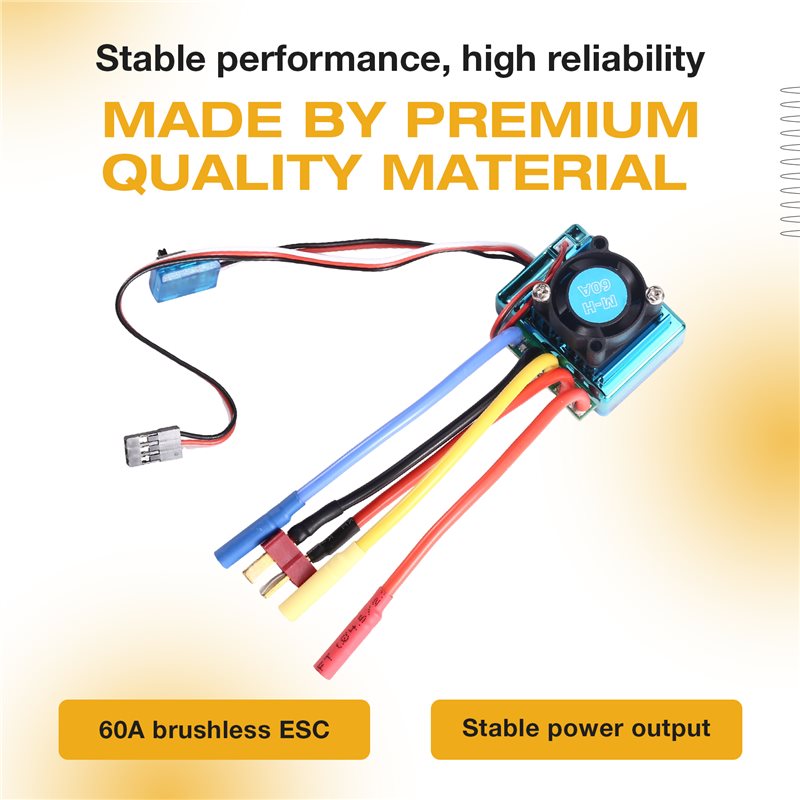 MACH-60A Fırçasız ESC Hız Kont - Brushless Motor 3650 incelemesi ve fiyatı