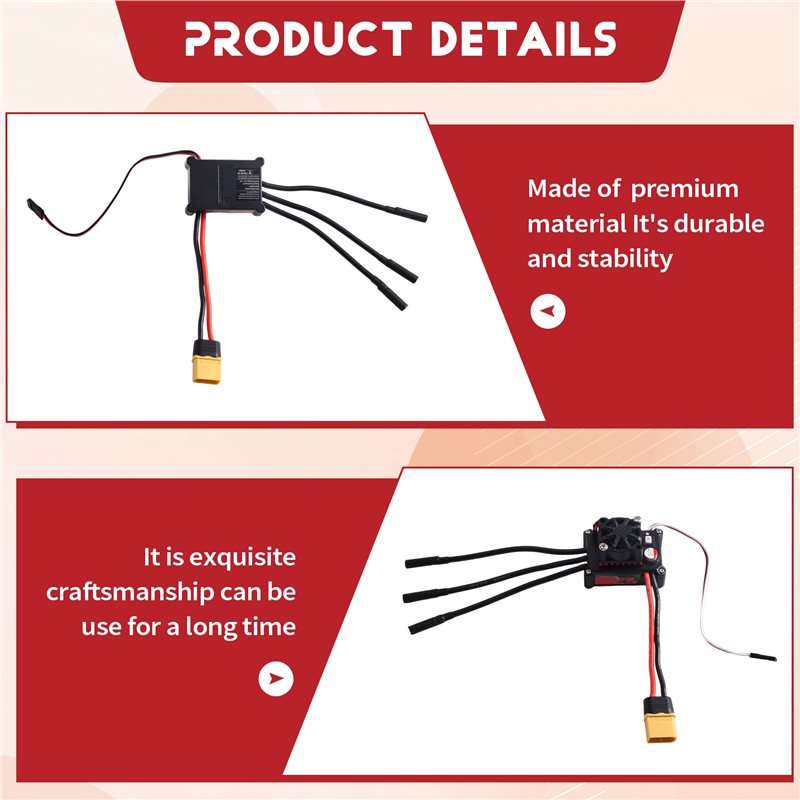 MACH-RC 75A Fırçasız ESC Elekt - Brushless Motor 3650 incelemesi ve fiyatı